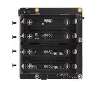 Carte d'extension de gestion de l'alimentation sans interruption X1202 avec port GPIO et 4 batteries 18650 longue durée de vie