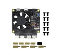 Carte D'Extension de Gestion de L'Alimentation X735 V3.0 pour RaspberryPi 4B X825 NAS 2.5 Pouces Disque Dur SSD Carte D'Extension D'Alimentation
