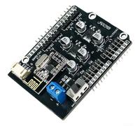 Carte d'extension de moteur PWM à 8 canaux pour commande de bras de robot | Matériau PCB et ABS avec récepteur sans fil 2,4 G | pour mécanismes multi-articulations et systèmes de navigation autonomes