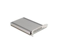 Carte d'Extension DeLOCK PCI Express x16 vers 4x NVMe M.2 Key M Interne avec Dissipateur Thermique - PCIe 4.0 - Supports S.M.A.R.T. et TRIM - Compatible Windows/Linux