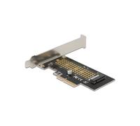 Carte d'extension DeLOCK PCIe x4 vers NVMe M.2 Key M interne 80mm (2230/2242/2260/2280), PCIe 4.0, Profil Bas, Supports Windows, S.M.A.R.T., TRIM