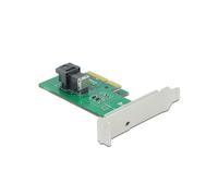 Carte d'extension DeLOCK PCIe x4 vers SFF-8643 NVMe - Profil Bas - PCIe 4.0 - Température de fonctionnement 5-50°C - Humidité 15-90% - Réf 90437