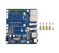 Carte d'extension double port Ethernet CM5 Gigabit 2,5 GHz avec RJ45 double sortie 4K GPIO Base Installation facile Carte d'extension