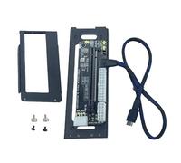Carte d'extension et support pour connecter des GPU externes et des périphériques PCIe avec conversion de port adaptateur de carte PCIe externe