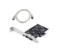 Carte D'Extension Fire PCIe Vers 1394, Adaptateur Vidéo Firewire PCI Vers 1394, Carte de Capture HD DV, Convertisseur de Compression PC