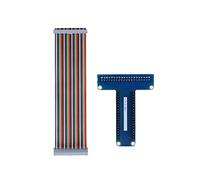 Carte D'extension GPIO Breakout, Câble Plat Ruban 40 Broches, Carte Adaptateur D'extension GPIO de Type T Durable pour étendre Le Port D'entrée Et de Sortie Pi 1B 2B 3B