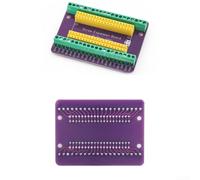 Carte d'extension GPIO pour microcontrôleur, connecteur 2 pièces et Play | Module d'interface avec broches supplémentaires, taille compacte 73 x 55 mm pour projets de robotique électronique et de