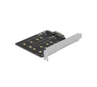 Carte d'Extension Interne DeLOCK 90432, Interface PCIe vers Dual M.2 (B Key), PCIe 3.0, Chipset JMicron JMB582, Support S.M.A.R.T. & TRIM, Compatible Windows & Linux