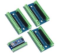 Carte d'Extension Nano IO Shield, Ensemble de 3, Compatible avec Arduino, 16MB, Plaque à Bornes à Vis pour Prototypage et Projets DIY Électroniques