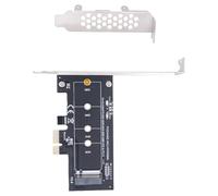 Carte d'extension NVME vers PCIe 1X 32 Gbit/s Bande passante pour la plupart des cartes mères pour le montage vidéo et les petits PC Construire des cartes mères NVMe Convertisseurs