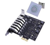 Carte d'extension PCI-E de rechange PCIE vers 8 ports USB 3.2 Gen1 Controller Type C 5 Gbps Adaptateur