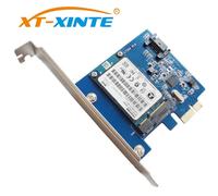 carte d'extension PCI-E pci-express SATA 3.0 + mSATA 3.0 carte adaptateur LT304 Transmission haute vitesse bureau dédié SSD