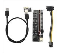 Carte d'extension PCI-E V014-MAX, câble USB 3.0, adaptateur PCI Express 1X vers 16X pour GPU et minage de Bitcoin