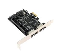 Carte D'extension Pci-E Vers Jmb363, New-Pci-E Vers Sata Iix2 + Ide, Carte D'extension Pour Réseau De Disques