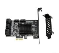 Carte d'extension PCI Express 8 ports pour SATA 3.0 | Pour adaptateur de contrôleur PCIe avec chipset Marvell | Prise en charge 6 Gbps pour disque dur 10 To | NCQ Hot-Swap | Compatible avec