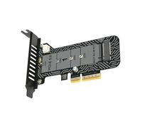 Carte d'extension PCI Express,Boîtier Disque Dur 64 Gbps,Carte d'Extension PCIe - pour Câble de Données, Ordinateur de Bureau, Réseau Informatique, et Contrôleur de Poste de Travail