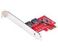 Carte D'Extension PCI-Express SATA 2 Ports - 2P6G-PCIE-SATA-CARD