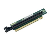 Carte d'extension PCIe 16x avec angle en L à 90 degrés pour 1U, carte de protection d'extension d'interface PCIe X16 mâle vers femelle, compatible avec la carte d'extension Supermicro RSC-R1UTP-E16R