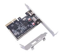 Carte d'extension PCIe 2 ports USB PCIe puce ASM1142 avec type C + type A améliore la connexion et le transfert rapide de la carte PCIe