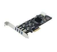 Carte d'extension PCIE 4 ports USB3.0 PCIE USB3.0 vers adaptateur USB 5 Gbps Extensor Adaters Production vidéo