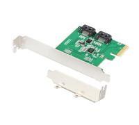 Carte d'extension PCIe à 2 ports RAID1/RAID0 ASM1061R 6 Gbps améliore la sécurité des données Carte contrôleur PCIe