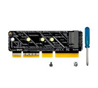 Carte d'extension PCIe,Adaptateur 64 Gigabit par seconde | Carte d'extension de bus série universelle | pour ordinateur de bureau PC ordinateur portable Câble de Données contrôleur de poste de travail