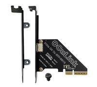 Carte d'extension PCIe - Adaptateur externe à fente pour à grande vitesse, mémoire, mise à niveau graphique - Module de connecteur PCI U.2 pour ordinateur de bureau, pièces de développement