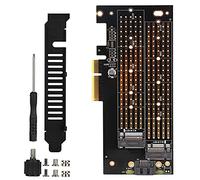Carte D'extension PCIE Double Disque pour SSD M.2 +NVME 2230-22110