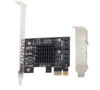 Carte d'extension PCIE vers 2 ports SATA 3.0 Adaptateur PCI Express SATA Prise en charge du mode IDE informatique accessoire