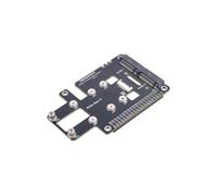 Carte d'extension PCIe vers Dual M.2 NVMe SSD HAT+ pour Raspberry Pi 5, 2 emplacements M.2 2230/2242/2260/2280, PCIe Gen2 x1 NVMe