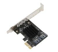 Carte d'extension PCIe vers SATA 3.0, Transmission 6Gbps, Stable, Plug and Play, carte contrôleur PCIe SATA 3.0 pour ordinateur de bureau