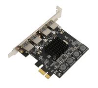 Carte d'extension PCIe vers USB 3.0 4 ports, alimentation autonome, contrôleur USB 5 Gbps