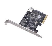 Carte d'extension PCIE vers USB 3.1 PCIExpress 10 Gbit/s Vitesse rapide pour améliorer la productivité Connexion SSD