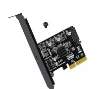Carte d'extension PCIE vers USB 3.2 Gen 2 x 2 de type C PCI-Express 4X 20 Gbps ASM3242