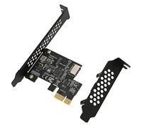 Carte D'extension PCIE vers USB 3.2, USB3.2 Gen1 Type E 20PIN 5Gbps A Key Transfert Haute Vitesse, Carte USB C PCI Express pour Ordinateur de Bureau, pour Win XP 7 8 10 11