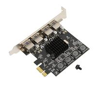 Carte d'extension PCIE vers USB Contrôleur de hub Haute Vitesse 5 Gbit/s Puce VIA805 Quatre Grands inducteurs indépendants Composant PCB pour pour Les systèmes d'ordinateur de