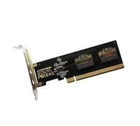 Carte d'extension PCIe X16 vers 2/4 ports NVMe PCIE SFF8654 4i 8i Carte graphique Carte de développement pour bureau Carte d'extension interne