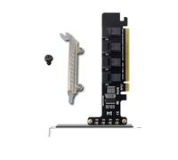 Carte d'extension PCIE X16 vers 4 ports U.2 NVME SFF-8643 SFF-8639