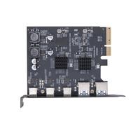 Carte d'extension PCIEx4 USB 3.0 à 5 ports, vitesse rapide,-BBB