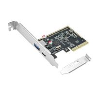 Carte d'extension PCIEX4 USB3.0 TYPEC 3.1 à vitesse rapide - Puce ASM1142 - Améliore la connexion de bureau USB pour les ingénieurs