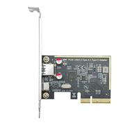 Carte d'extension PCIeX4 USB3.0 TypeC 3.1 avec puce ASM1142 à vitesse rapide qui améliore la connexion de bureau et l'extension USB de l'ordinateur de bureau