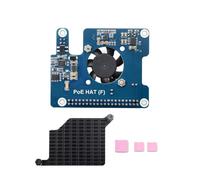 Carte d'extension PoE HAT pour 5 réseaux PoE 802.3af/at PoE HAT standard PoE HAT Ventilateur de refroidissement PoE HAT