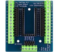 Carte d'extension pour module Teensy 4.0 33 broches 3,81 mm 3 types de sortie compatible avec Arduino