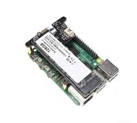 Carte d'extension pour Raspberry Pi 5 avec support SSD M.2 NVMe pour transfert de données à haute vitesse et performance améliorée (X1001+FAN)