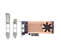 Carte d'extension - Qnap - QM2-2P2G2T - 2 x PCIe Gen3 - 2 x 2.5GbE - M.2 NVMe SSD