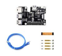 Carte d'extension rapide PCIe USB 3.2 Gen1 avec adaptateur Gigabit Ethernet intégré puce RTL8153B pour des vitesses de données supérieures