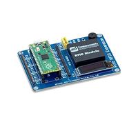 Carte d'extension RFID SB Pico pour bénéficier d'une fréquence de lecteur RFID avancée de 125 kHz avec un design compact programmable 0,91 OLED interface UART/I2C compatible avec Raspberry Pi Pico