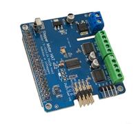 Carte d'extension robot V2 pour Raspberry Pi 3B 3B Plus 16 canaux pour pilote de moteur PWM Interface I2C pour contrôle en boucle fermée Stepper Prend en charge les projets de robotique Arduino DIY