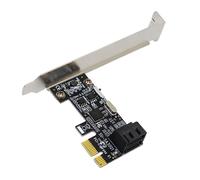 carte d'extension SATA 3.0 à PCIe 1X, 2 ports, adaptateur PCI Express 3 modes avec support