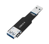 Carte d'extension USB 3.0 A type A mâle vers femelle pour connexion d'ordinateur et adaptateur avec large compatibilité convertisseur USB